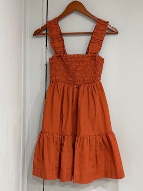 Abercrombie & Fitch Burnt Orange Dress with Pockets